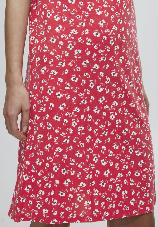 IHLisa - Day dress - raspberry wine flower3