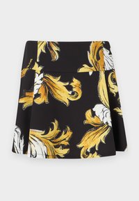 sukňa v tvare A - black/gold