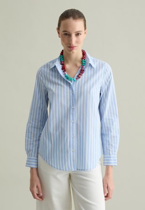 PIOMBO Blusa - white blue