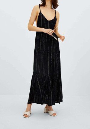 Stradivarius, Robe longue - black