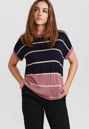 SIMMELIASSA - Print T-shirt - dark sapphire