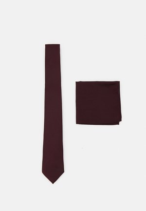 SET - Tie - burgundy