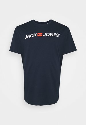 JJECORP LOGO TEE CREW NECK - T-shirt con stampa - navy blazer