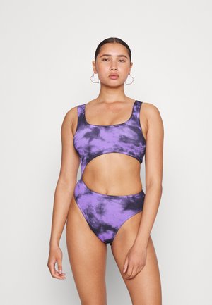 MAYA ONE PIECE - Badpak - lilac/black