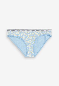 Next RICH LOGO KNICKERS 4 PACK - Bikini alsók - blue daisy print spot green orange