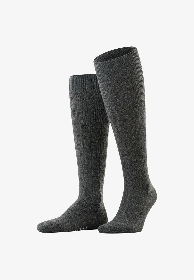 FALKE LHASA - Chaussettes hautes - anthra mel