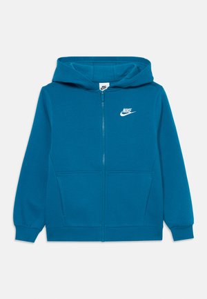 SPORTSWEAR CLUB FLEECE UNISEX - Mikina so zipsom - green abyss/white