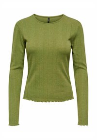 ONLTENNA - Langærmet T-shirt - peat moss