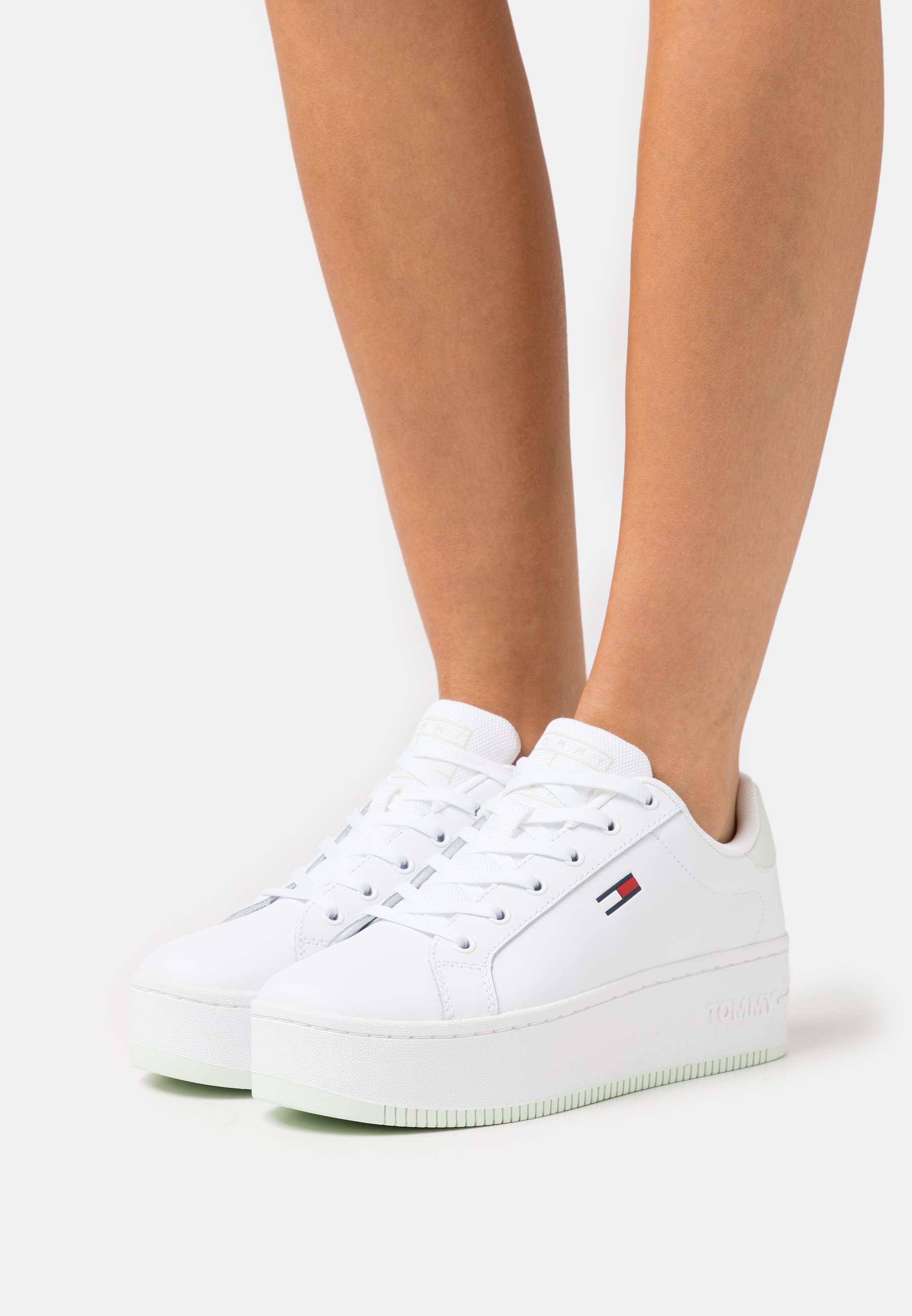 Tommy jeans vulcanised flatform trainers Clearance