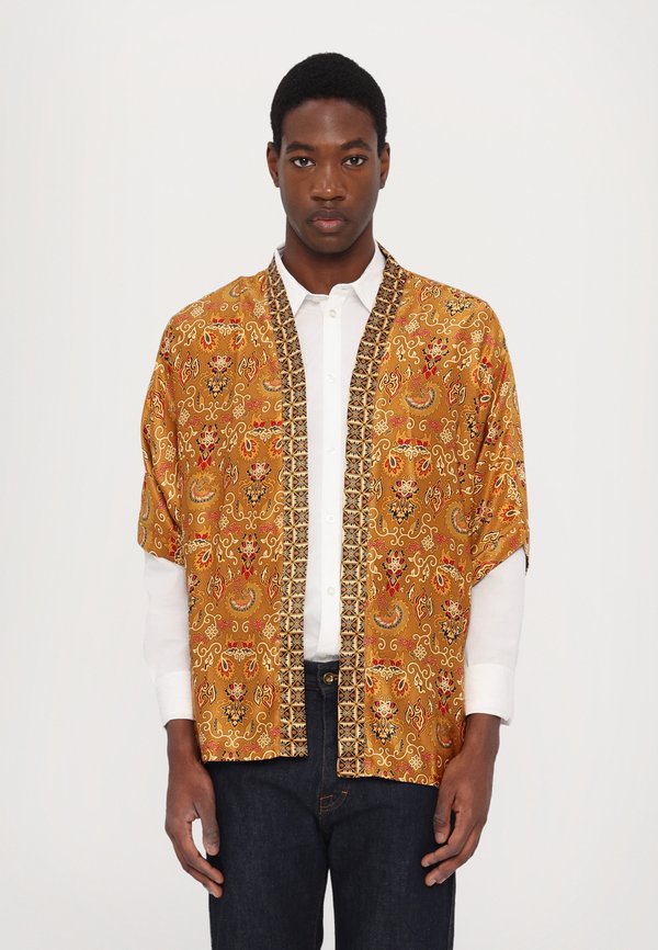 SAHARA KIMONO UNISEX - Button-down blouse - amber gold2