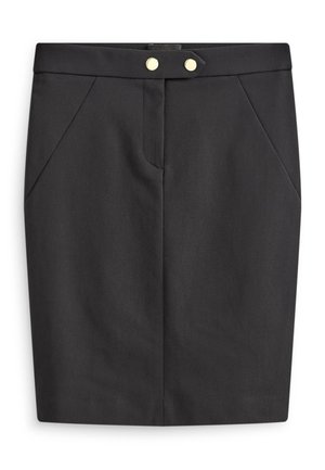 HARDWARE DETAIL MINI SKIRT - Pencil skirt - black
