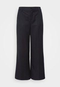 WIDE LEG TROUSERS - Hlače - black