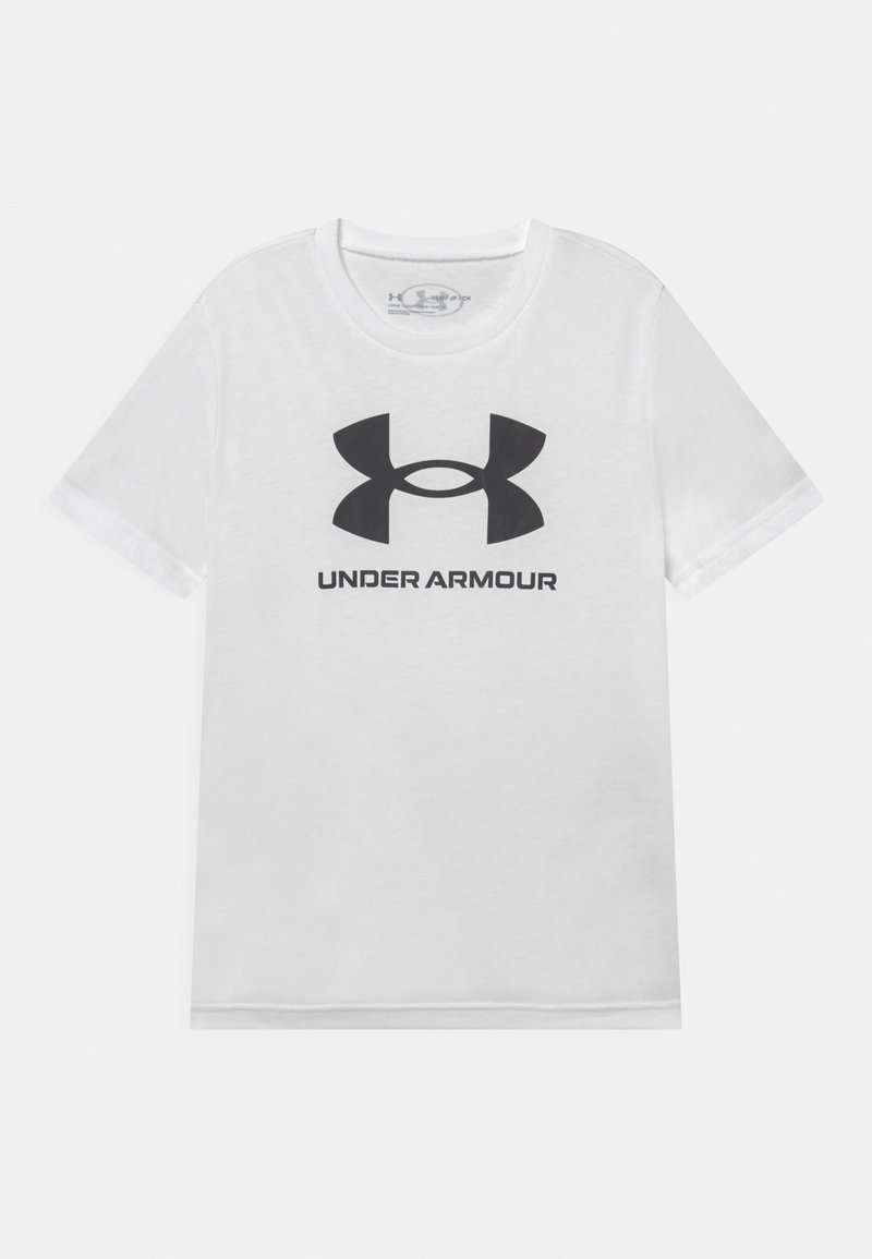 Under Armour - SPORTSTYLE SS - Športové tričko - white, Zväčšiť