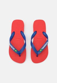 Havaianas BRASIL LOGO UNISEX - Tåsandaler - ruby red