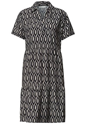 Street One, KNEE-LENGTH DRESS WITH SHORT-SLEEVE AND PRINT - Freizeitkleid - clay sand