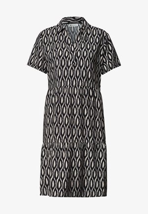 Street One, KNEE-LENGTH DRESS WITH SHORT-SLEEVE AND PRINT - Day dress - clay sand