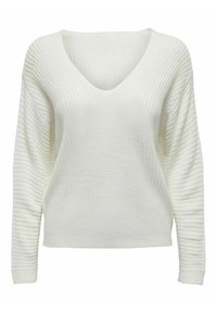 JDY JUSTY MAYA - Pullover - cloud dancer