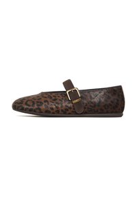 FLAT - Bailarinas con hebilla - leopard
