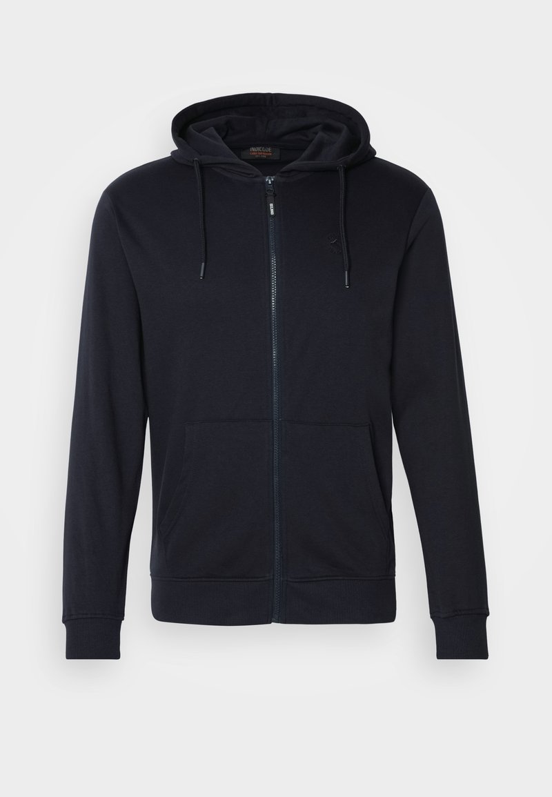 INDICODE JEANS Sweater met rits donkerblauw INDICODE JEANS Sweater met rits donkerblauw