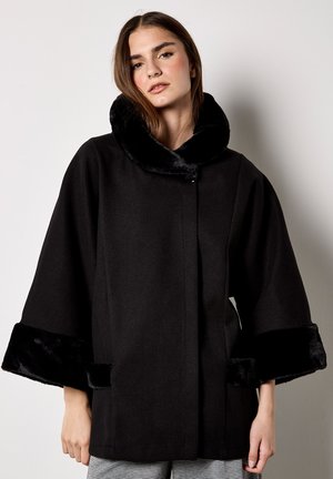 WRAP  - Kurzmantel - black