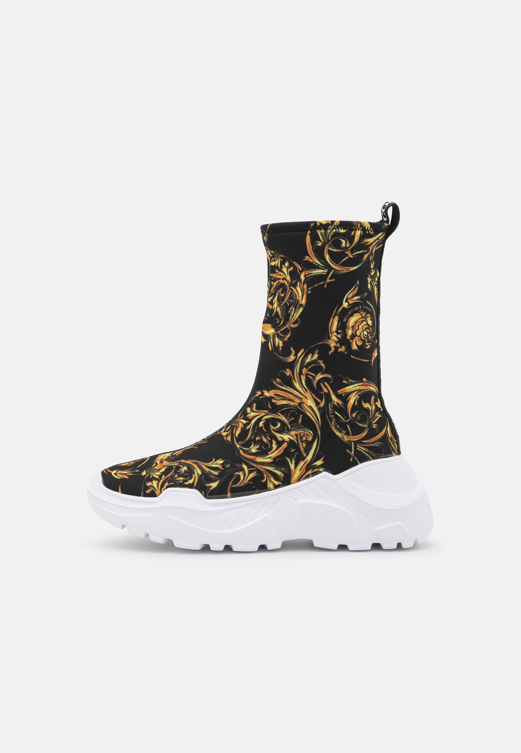 Versace Jeans Couture SPEEDTRACK MAIN - Stivaletti con plateau -  black/gold/nero - Zalando.it