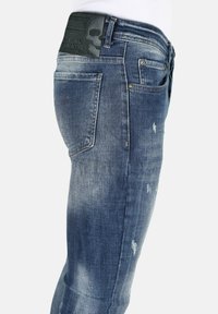 Local Fanatic STOASHED SCHEUREN -MM - Slim fit jeans - blauw