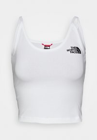 SLIM CROP TANK - Top - white