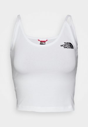 The North Face SLIM CROP TANK - Débardeur - white