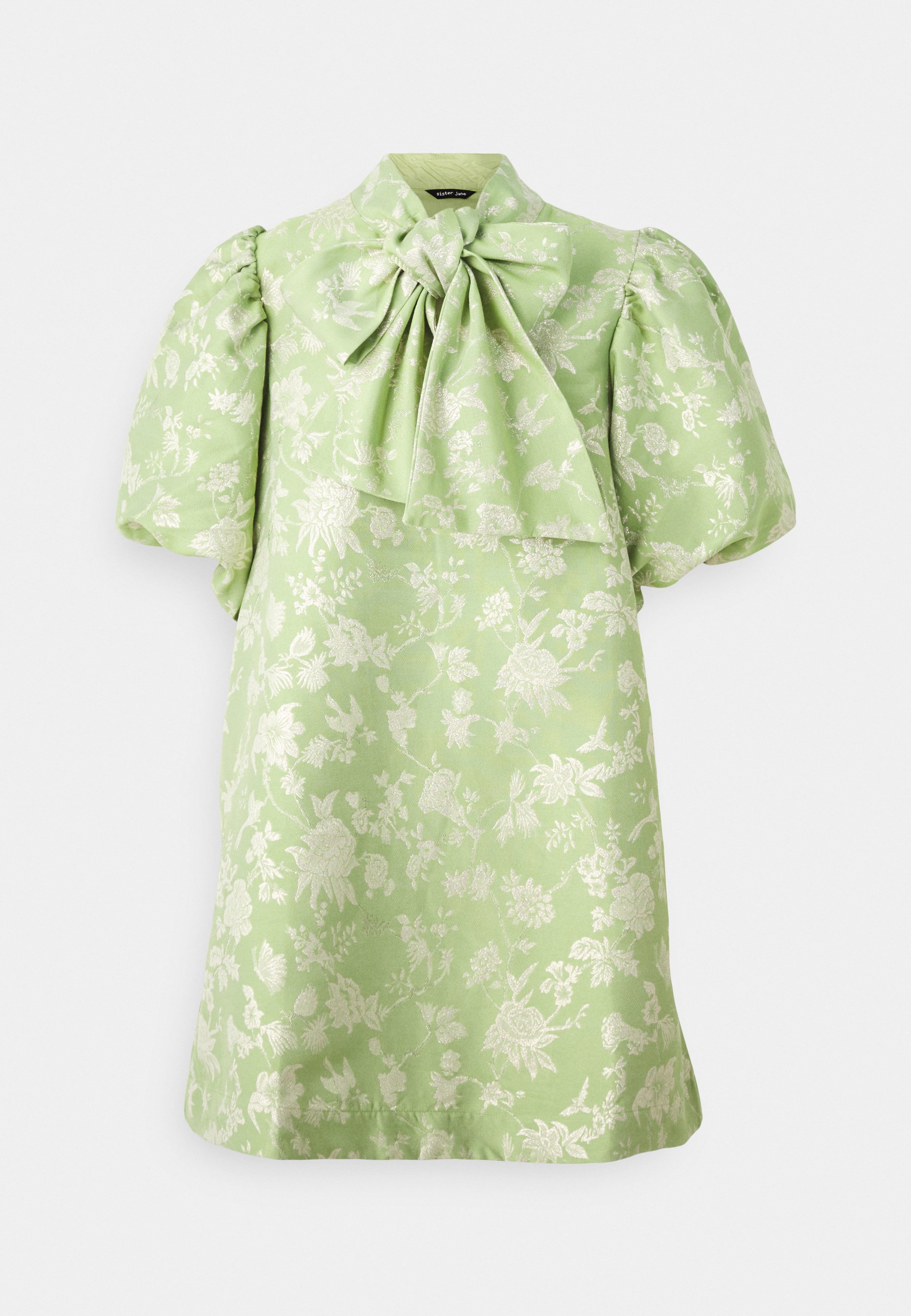 Sister Jane LAUREL JACQUARD BOW DRESS - Cocktail dress / Party dress - green  - Zalando.co.uk