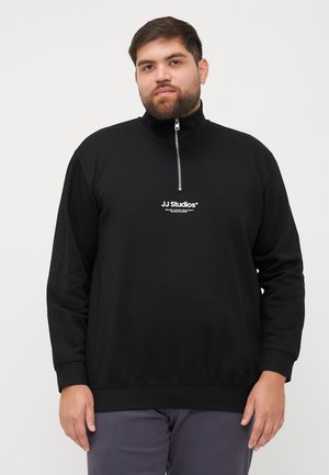 JJESOHO QUARTER ZIP - Sweatshirt - black