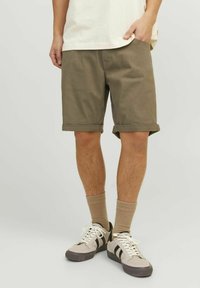 Jack & Jones STRICK ORIGINAL - Shorts di jeans - bungee cord