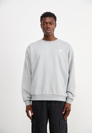 CLUB FLEECE - Sweatshirt - dark grey/light smoke grey/white