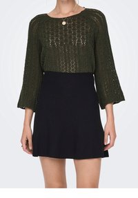 ONLY Strickpullover - dark green