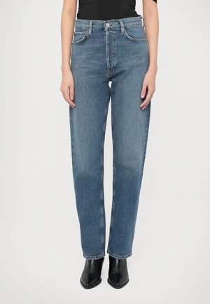 PINCH WAIST LONG - Blugi drepți - overcast