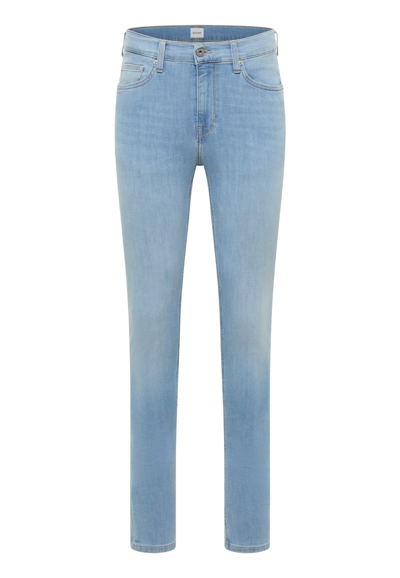 mustang Slim fit jeans lichtblauw gemêleerd mustang Slim fit jeans lichtblauw gemêleerd