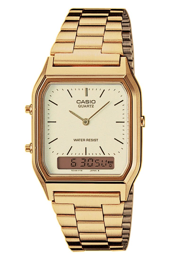 Casio - Hodinky - gold, Zvětšit