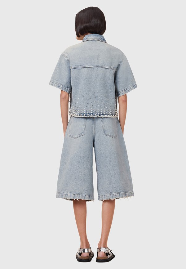 LOUIE SHORT - Denim shorts - light indigo4