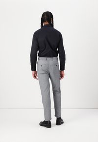 Selected Homme SLH SLIM TAPE BRODY PANT - Trousers - sky captain/oatmeal