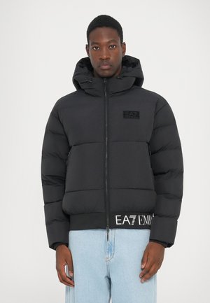 MOUNTAIN JACKET BIG LOGO - Téli dzseki - black