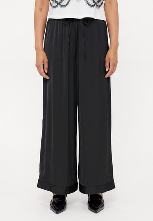 ONLHAIRON PULL UP PANTS - Bukse - black