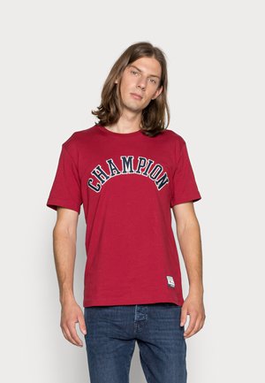 BOOKSTORE CREWNECK - Print T-shirt - dark red