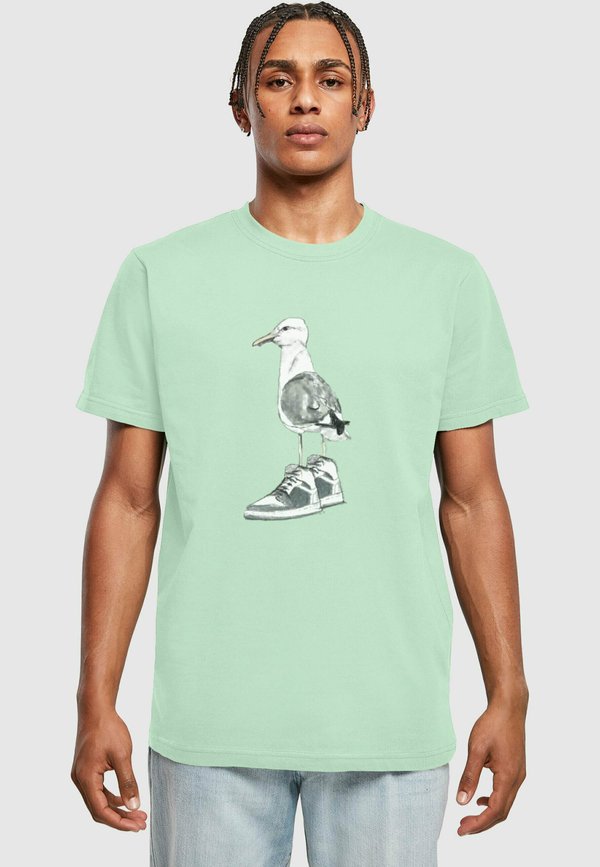 SEAGULL SNEAKERS TEE - T-Shirt print - neo mint