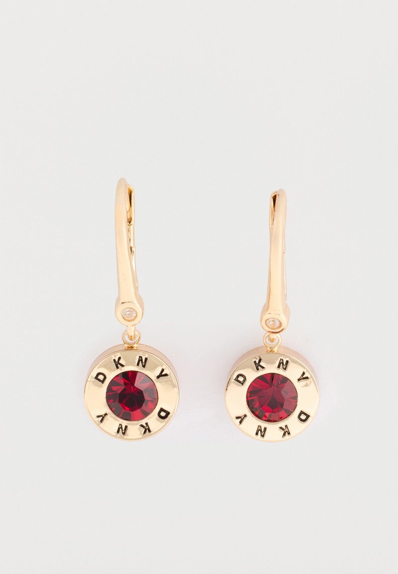 DKNY RIVET DROP - Cercei - gold-coloured/siam/auriu - Zalando.ro