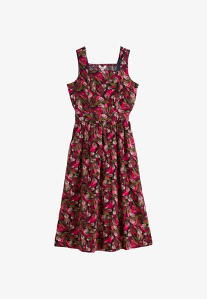 Seasalt Cornwall, SEASALT CORNWALL FOX COVE DRESS - Rochie de zi - abstract protea dark freesia