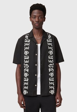 AllSaints SCRIPTURE SS SHIRT - Shirt - "faded black"