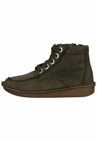 Clarks - Schnürstiefelette - dark olive nub Thumbnail-Bild 1