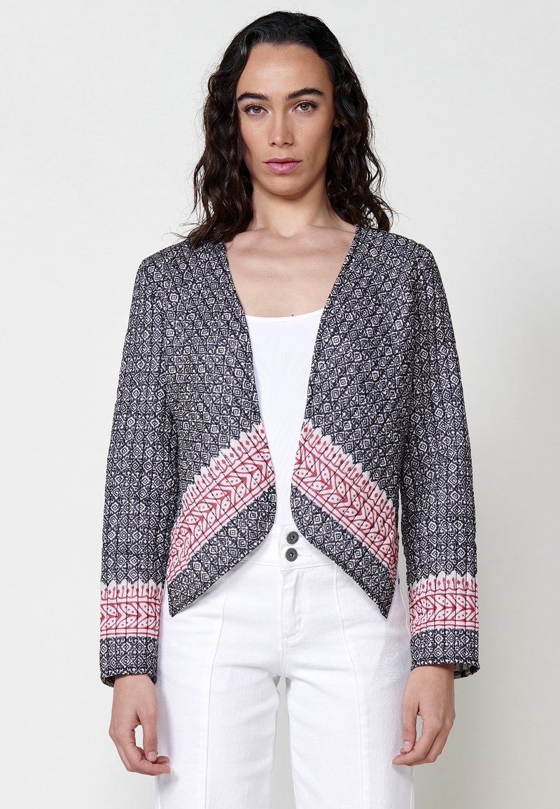 Koroshi - QUILTED  - Light jacket - black, Enlarge