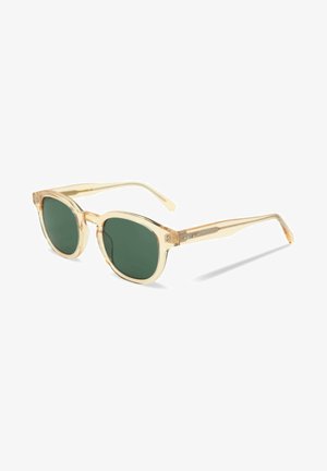 Messy Weekend BILLE DESIGN VINTAGE - Lunettes de soleil - champagne/green