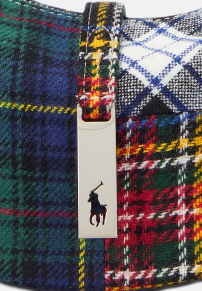 Polo Ralph Lauren POLO ID PLAID MINI SHOULDER BAG - Torbica - red multi
