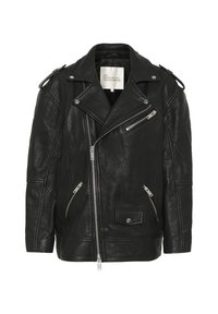 Leather jacket - black